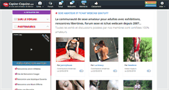 Desktop Screenshot of copine-coquine.com